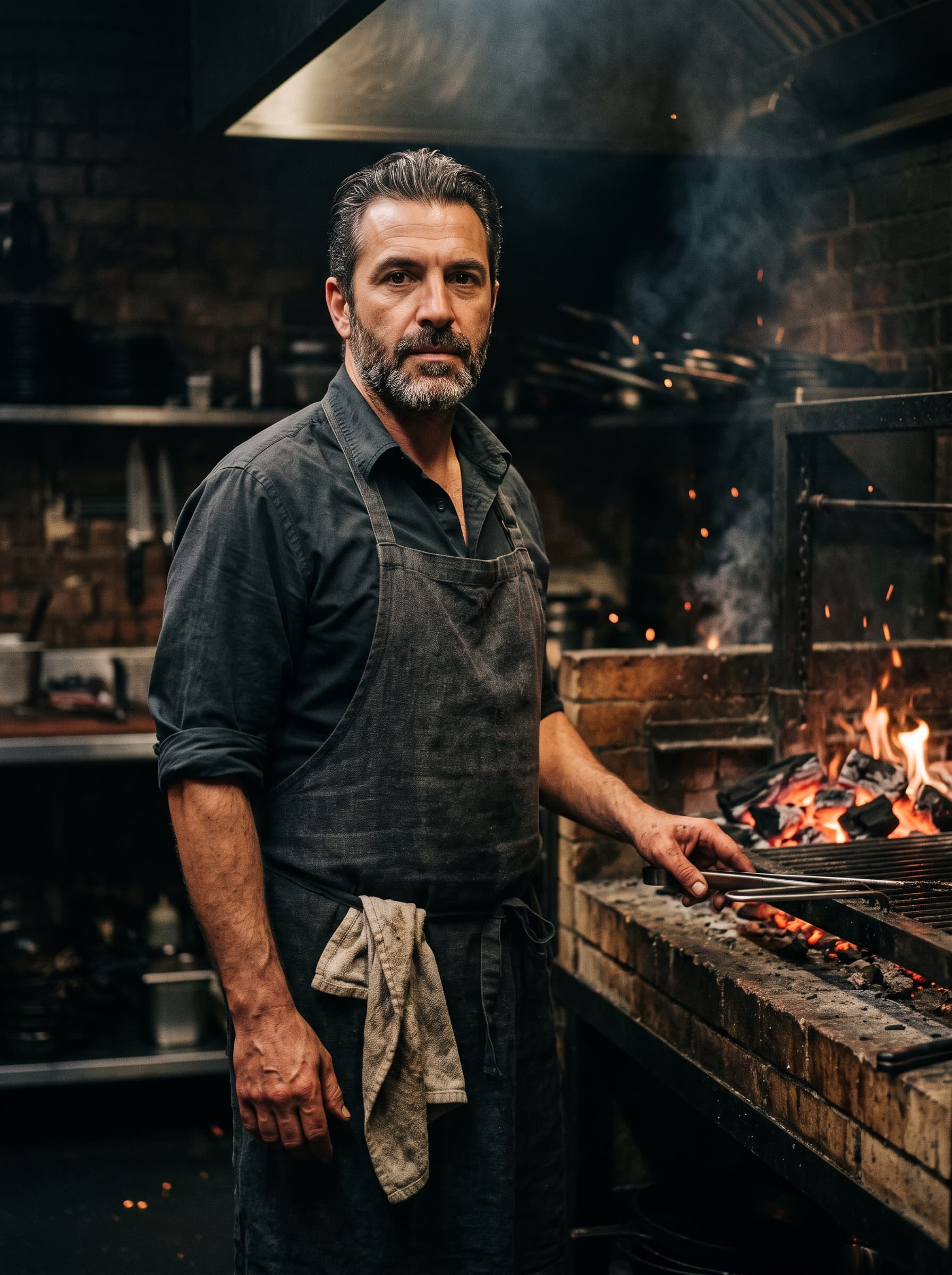 Portrait of Karim Haddad, chef-patron